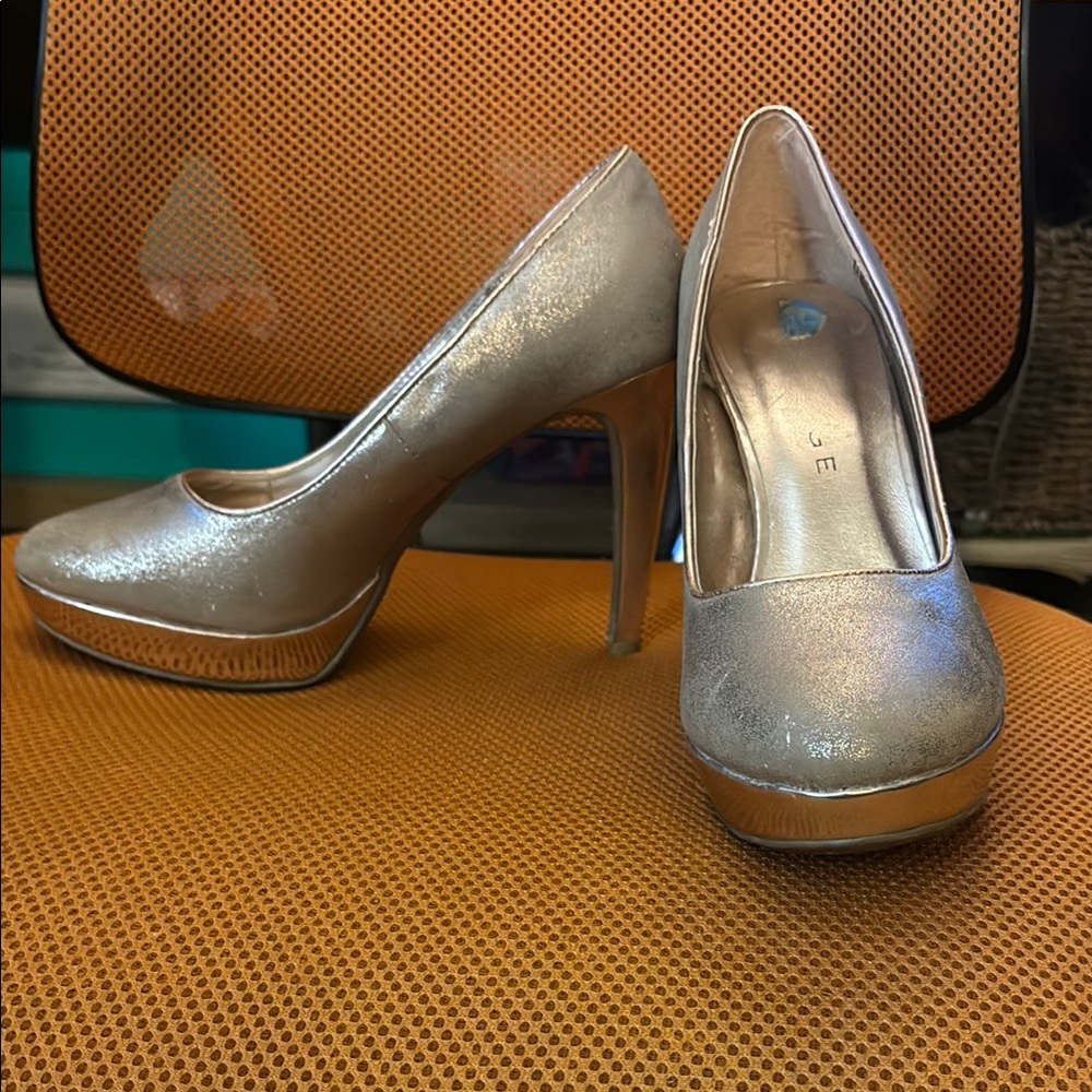 Metallic Heels